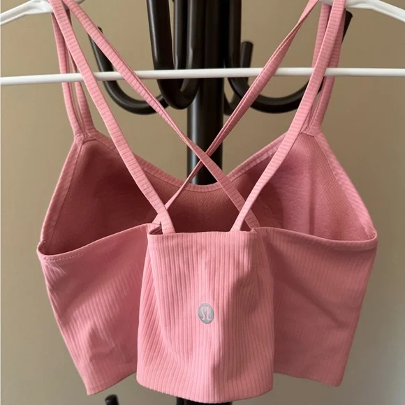 lululemon athletica Pink Ribbed Bandeau - Picture 2 of 3